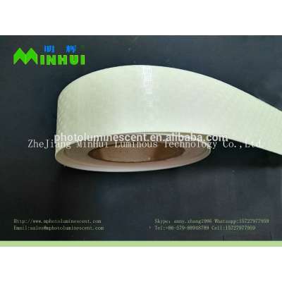 photoluminescent anti-slip tape/glow in dark anti-slip tape